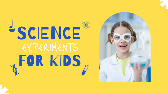 Szablon projektu Science experiments for kids Youtube Thumbnail
