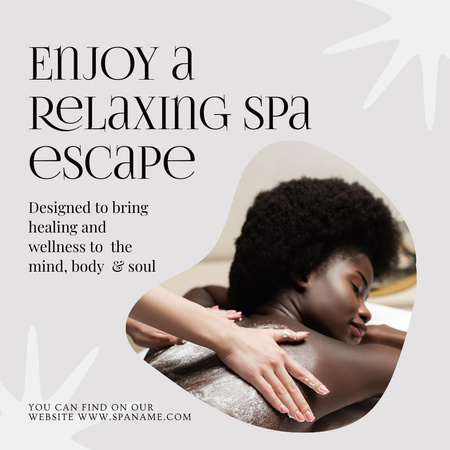 Szablon projektu Massage Offer in Spa Salon Instagram