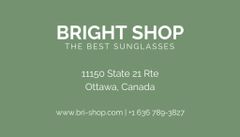 Corporate Store Emblem with Sunglasses