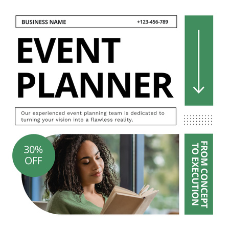 Event Planning from Concept to Execution Instagram Design Template