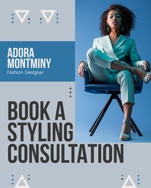 Book Styling Consultation Now Instagram Post Vertical Modelo de Design