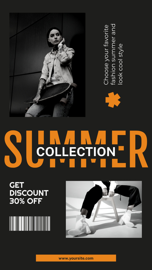 Stylish Clothes Collection Instagram Story Design Template