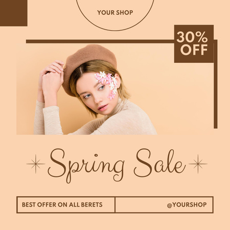 Best Spring Fashion Offers Instagram AD Design Template