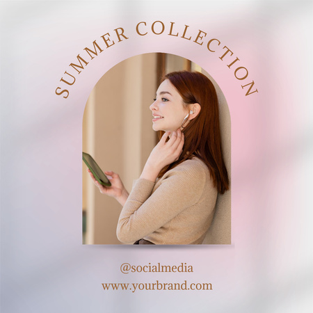 Modèle de visuel Summer Sale Announcement - Instagram