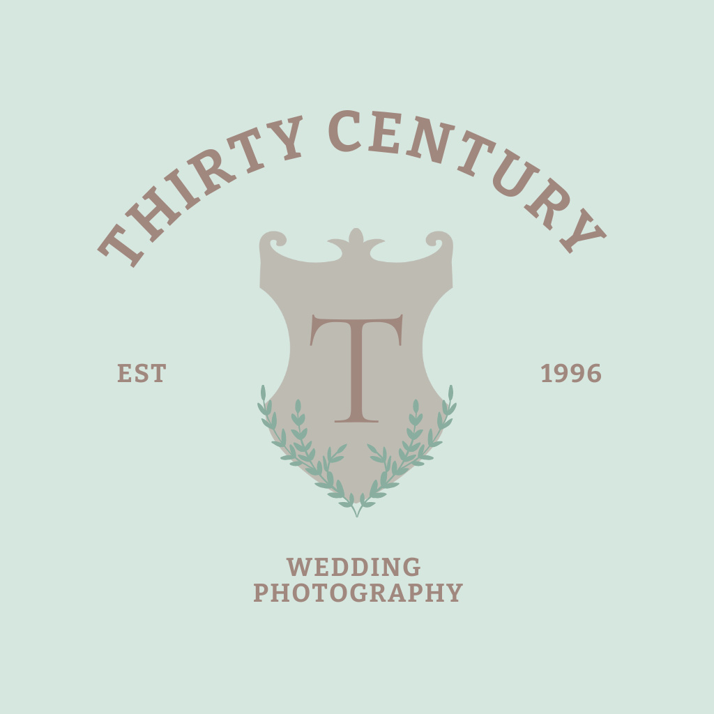  Wedding Photographer Services Logoデザインテンプレート