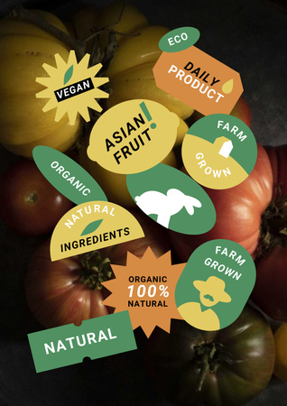Vegan Products Offer Poster – шаблон для дизайну