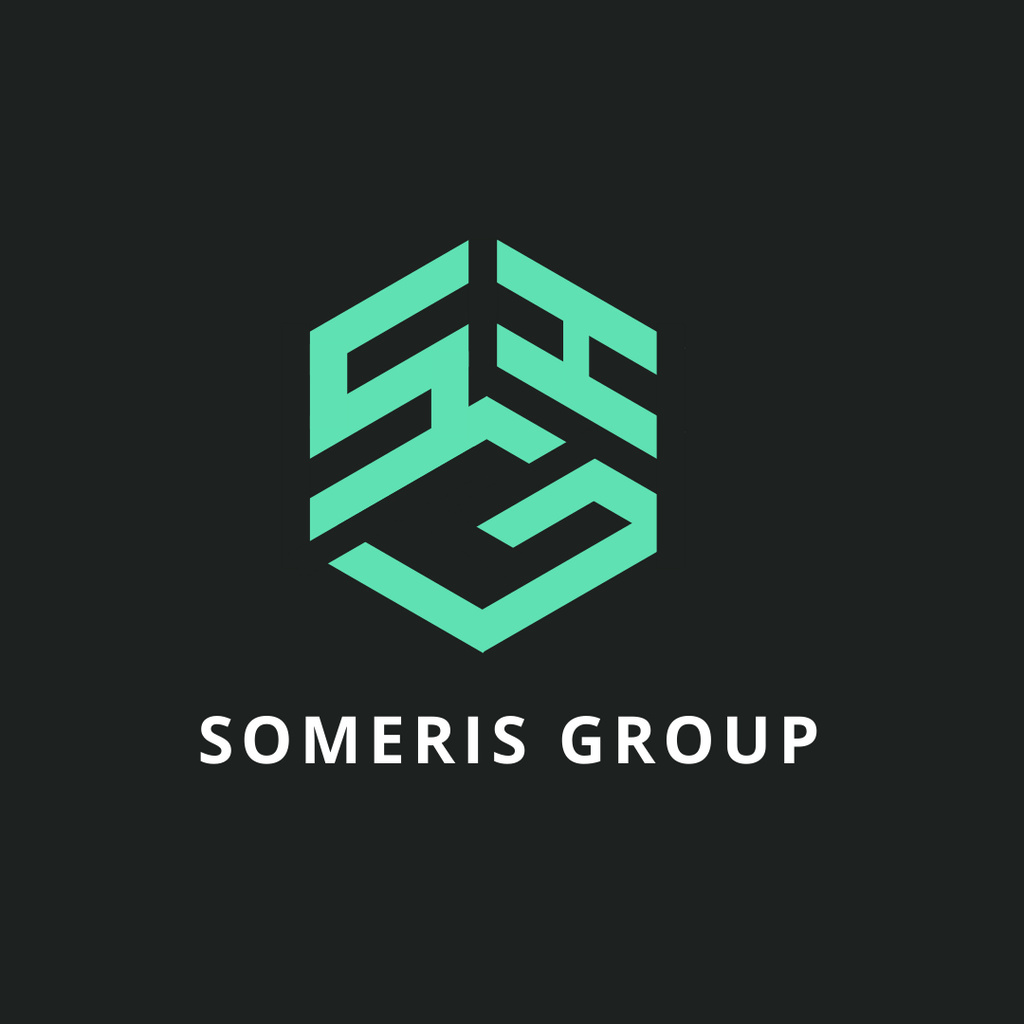 Group or Company Emblem Logo 1080x1080px – шаблон для дизайну
