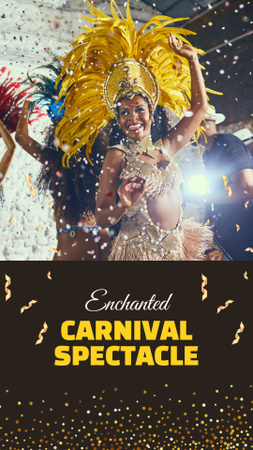 Shining Carnival Spectacle Promotion Instagram Video Story Design Template