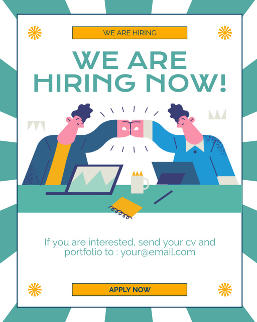 Template di design Hiring Creative Specialists to Our Team Instagram Post Vertical