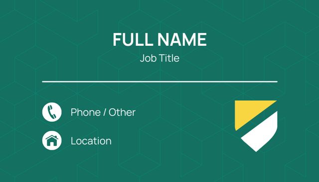 Business Employee Profile Enhanced with Simple Branding Business Card US – шаблон для дизайна