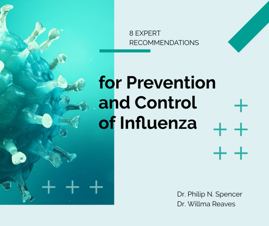 Medical Expert Recommendations about Prevention of Virus Facebookデザインテンプレート