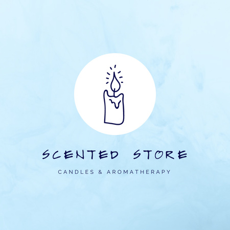 Candles Sale Offer Logo 1080x1080px Design Template