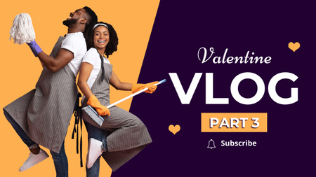 Valentine's Day Blog Subscription Offer Youtube Thumbnail Design Template