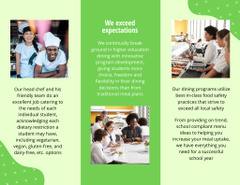 School Food Ad with Pupils in Canteen