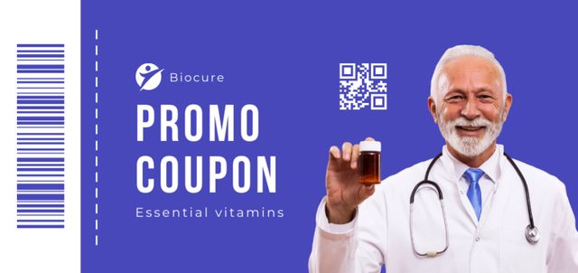 Practical Nutritionist Services Providing Offer Coupon Din Large Design Template