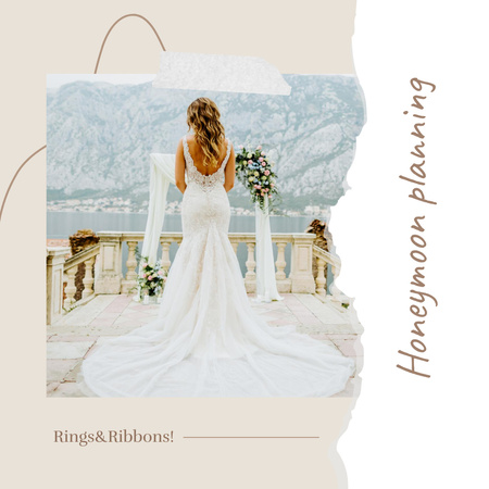 Wedding Celebration Announcement Instagram Modelo de Design
