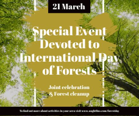 Special Event devoted to International Day of Forests Medium Rectangle Design Template