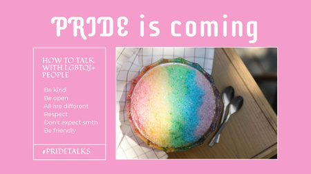 Plantilla de diseño de Pride Month Announcement Full HD video 