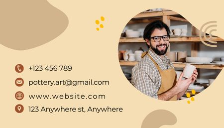 Clay Craft Studio Offer Business Card US Design Template