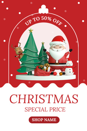Plantilla de diseño de Christmas offers Pinterest 