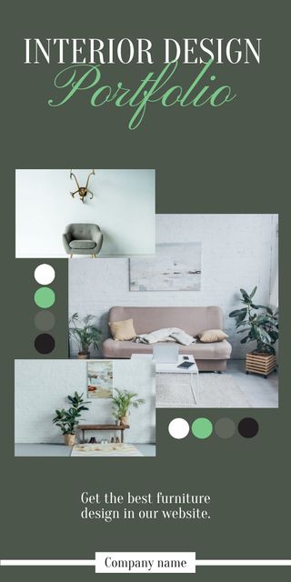 Modèle de visuel Portfolio of Interior Designers - Graphic