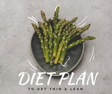 Professional Diet Plan ad Facebook Design Template