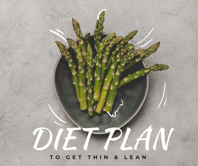 Professional Diet Plan ad Facebook tervezősablon