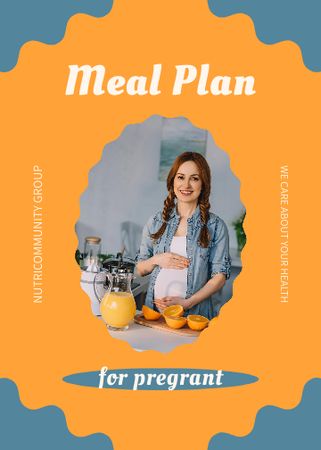 Platilla de diseño Nutritionist for Pregnant Services Offer Flayer
