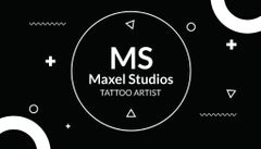 Minimalistic Tattoo Artist Service Promo