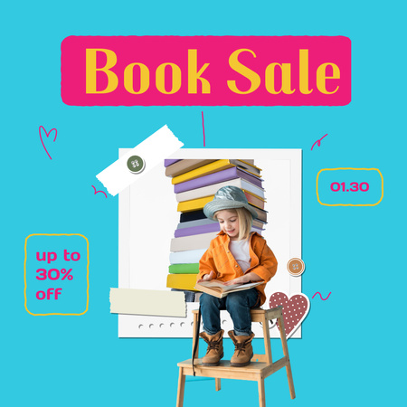 Book Sale Instagram Design Template