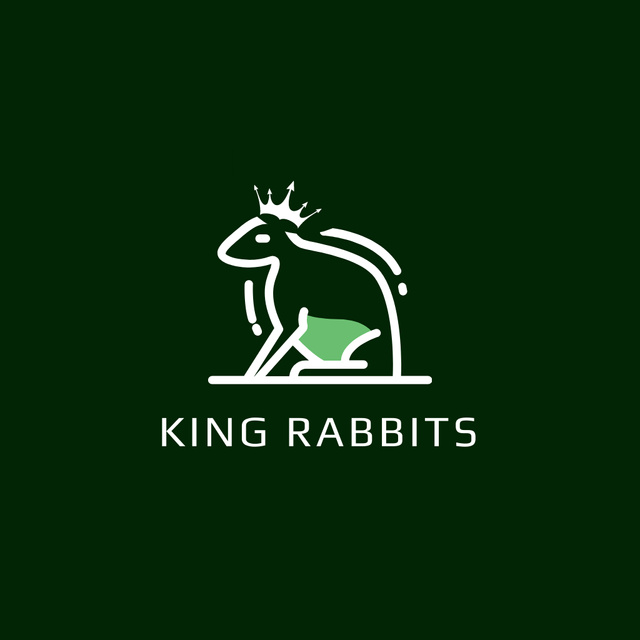 Company Emblem with Frog Logo Design Template