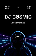 Excellent Party Announcement With DJ Live Performance