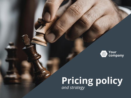 Template di design Politica e strategia dei prezzi Presentation