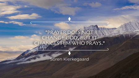 Religious Quote About God And Change Full HD video Design Template