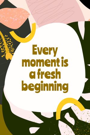 Platilla de diseño Inspirational Quote About Renewal Pinterest