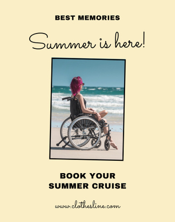 Summer Travel Offer Poster 22x28in Design Template