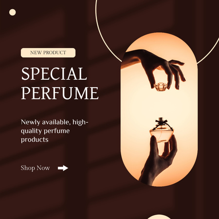 Különleges parfüm akció Instagram tervezősablon