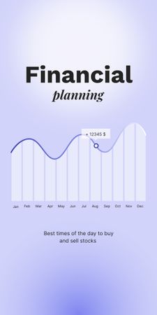 Diagram for Financial planning Graphicデザインテンプレート