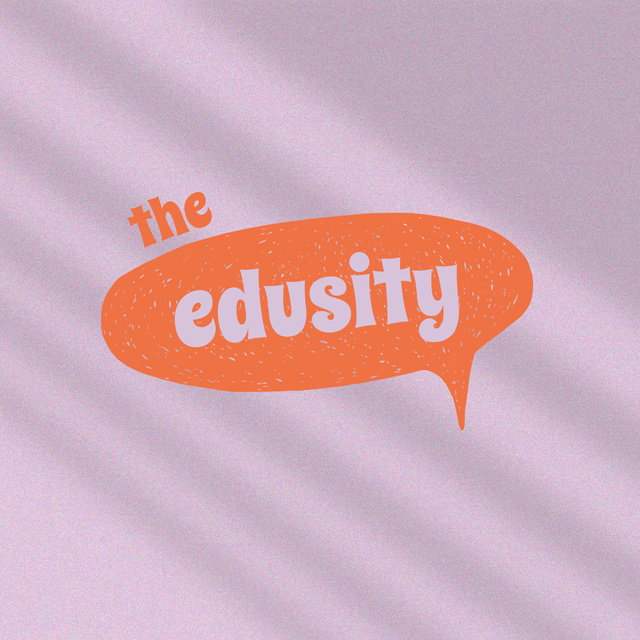 Designvorlage Education Offer with Speech Bubble Illustration für Logo