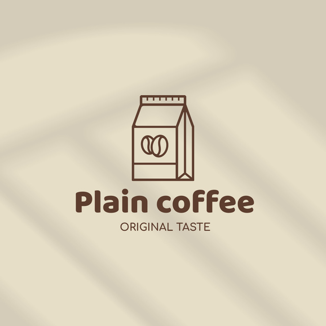 Original Coffee Taste Logo Design Template