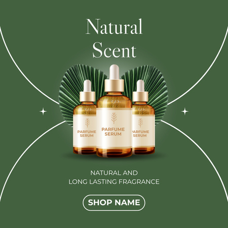 Natural and Long Lasting Scent Offer Instagram Design Template