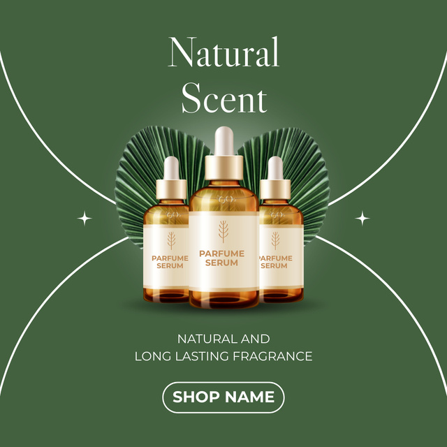 Natural and Long Lasting Scent Offer Instagramデザインテンプレート