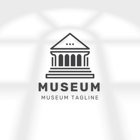 Plantilla de diseño de Museum Logo 
