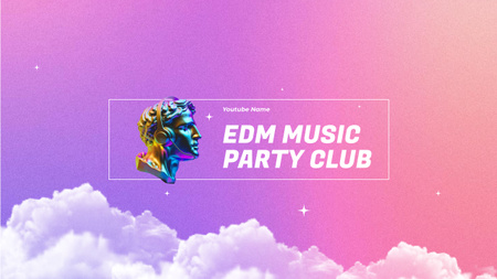 Party Club -tapahtumakutsu Youtube Design Template