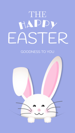 aranyos húsvéti ünnepi köszöntés Instagram Story tervezősablon