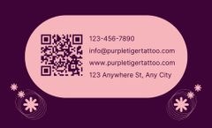 Tiger Tattoo Studio Services With Catchy Slogan