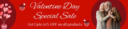 Special Discount on All Products for Valentine's Day Ebay Store Billboard Šablona návrhu