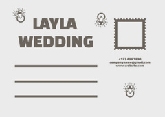 Wedding Planner Ad with Dress and Suit Icon