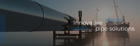 Innovative pipe solutions poster Twitter – шаблон для дизайну
