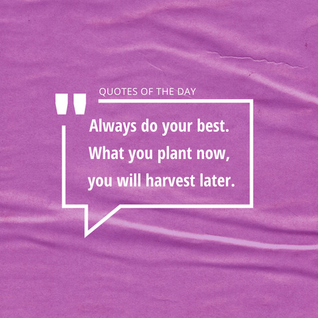 Plantilla de diseño de Motivational Phrase with Quote Instagram 
